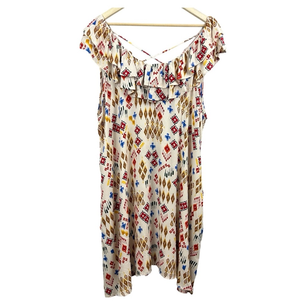 NWOT Jade By Jane Bohemian Ruffle Dress Plus 3X